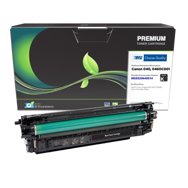 Mse Remanufactured Black Toner Cartridge for Canon 0460C001 (040) MSE020640014